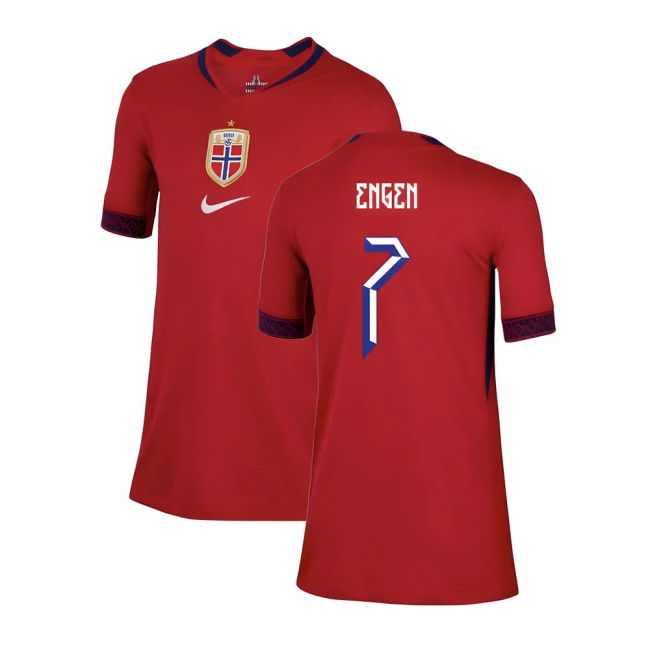 2025-2026 Norway Womens Team Home Shirt (Kids) (Engen 7)
