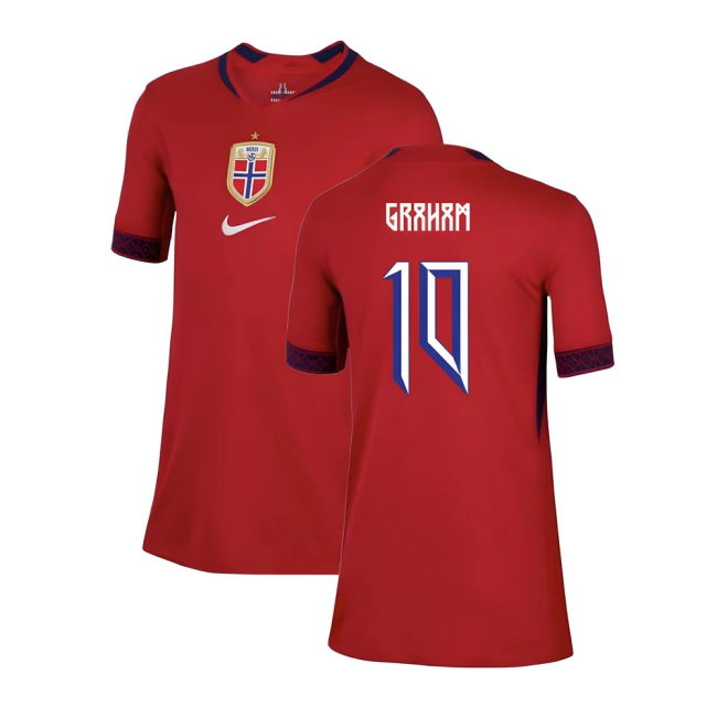 2025-2026 Norway Womens Team Home Shirt (Kids) (Graham 10)
