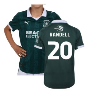 2025-2026 Plymouth Argyle Home Shirt (Kids) (Randell 20)