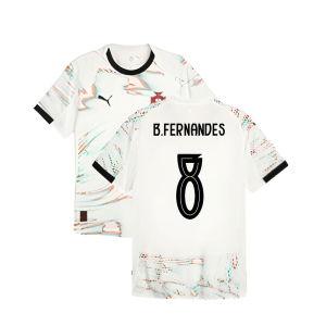 2025-2026 Portugal Away Authentic Jersey (B.Fernandes 8)