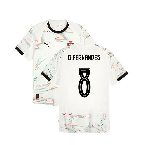2025-2026 Portugal Away Authentic Jersey (B.Fernandes 8)