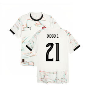 2025-2026 Portugal Away Authentic Jersey (Diogo J. 21)