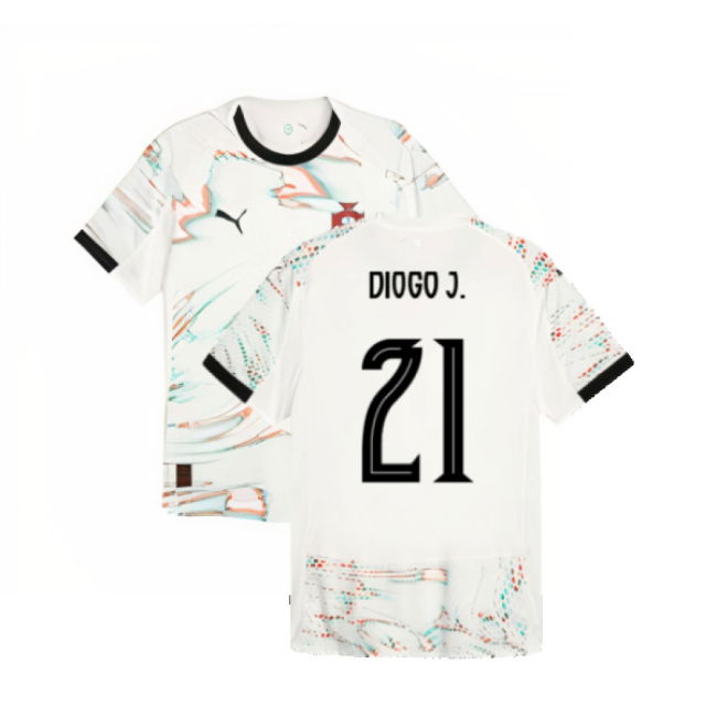2025-2026 Portugal Away Authentic Jersey (Diogo J. 21)