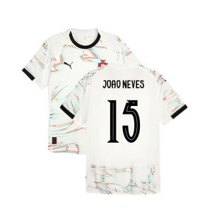 2025-2026 Portugal Away Authentic Jersey (Joao Neves 15)
