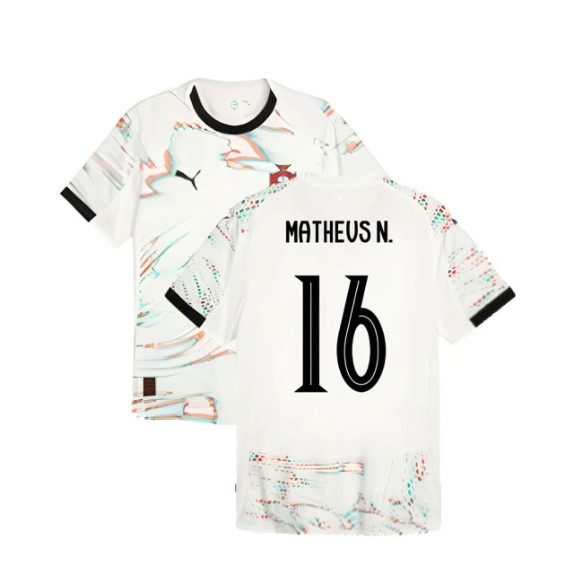 2025-2026 Portugal Away Authentic Jersey (Matheus N. 16)