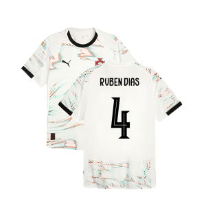 2025-2026 Portugal Away Authentic Jersey (Ruben Dias 4)