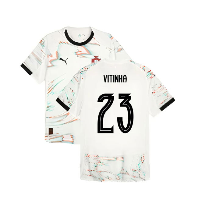 2025-2026 Portugal Away Authentic Jersey (Vitinha 23)
