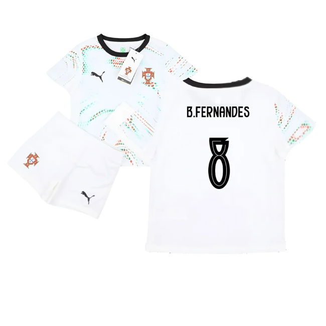 2025-2026 Portugal Away Mini Kit (B.Fernandes 8)
