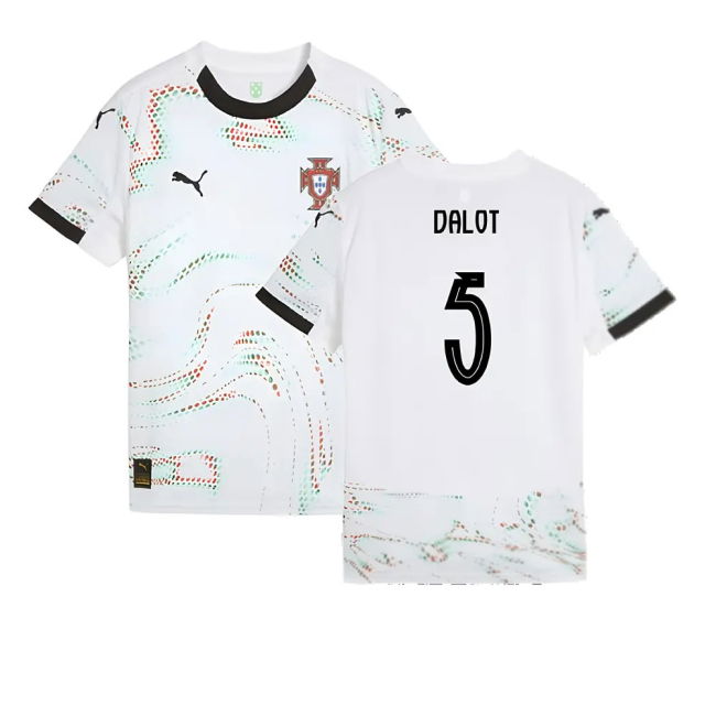 2025-2026 Portugal Away Shirt (Kids) (Dalot 5)