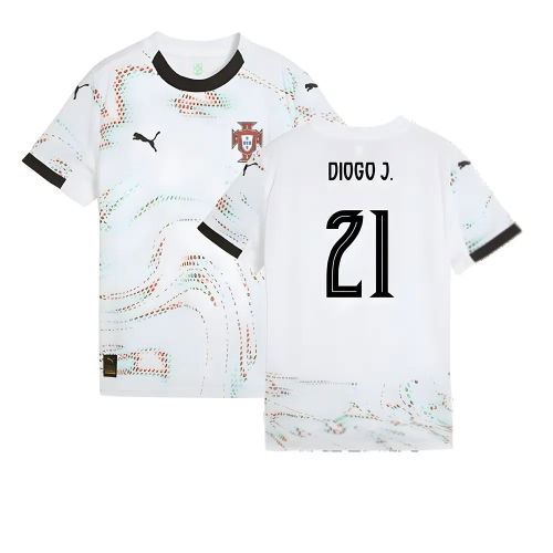 2025-2026 Portugal Away Shirt (Kids) (Diogo J. 21)