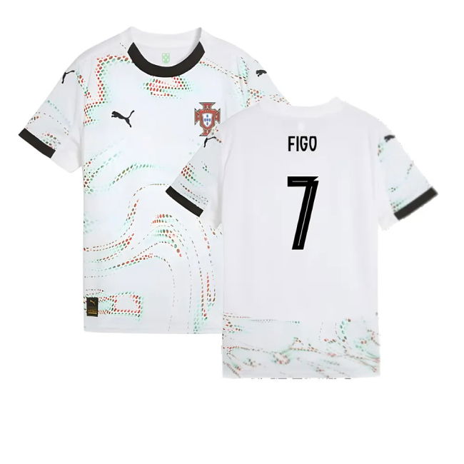 2025-2026 Portugal Away Shirt (Kids) (Figo 7)