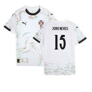 2025-2026 Portugal Away Shirt (Kids) (Joao Neves 15)