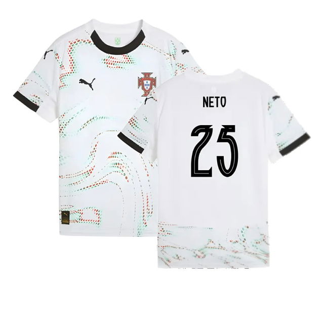 2025-2026 Portugal Away Shirt (Kids) (Neto 25)