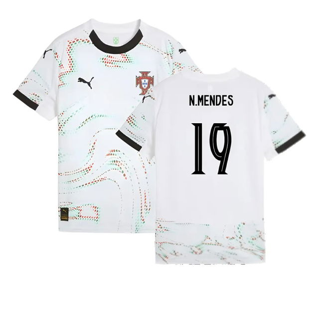 2025-2026 Portugal Away Shirt (Kids) (N.Mendes 19)