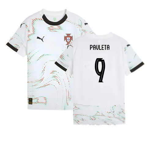 2025-2026 Portugal Away Shirt (Kids) (Pauleta 9)