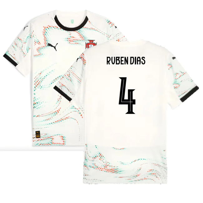 2025-2026 Portugal Away Shirt (Ruben Dias 4)