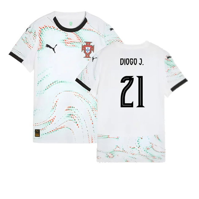 2025-2026 Portugal Away Shirt (Womens) (Diogo J. 21)