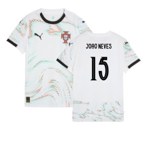 2025-2026 Portugal Away Shirt (Womens) (Joao Neves 15)