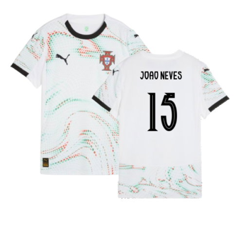 2025-2026 Portugal Away Shirt (Womens) (Joao Neves 15)