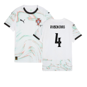 2025-2026 Portugal Away Shirt (Womens) (Ruben Dias 4)