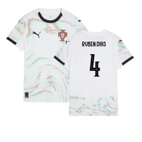 2025-2026 Portugal Away Shirt (Womens) (Ruben Dias 4)