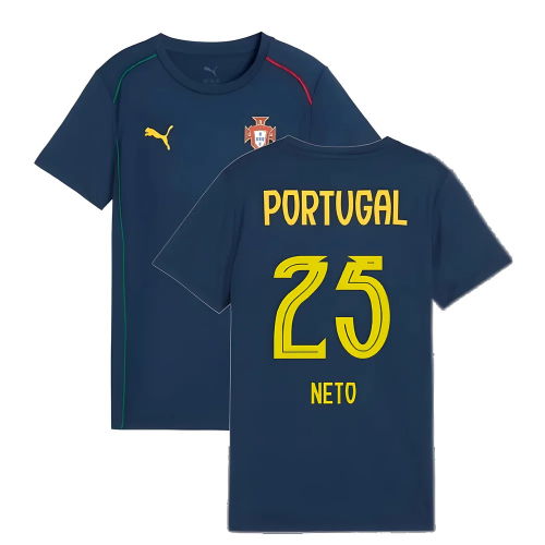2025-2026 Portugal Casuals Tee (Persian Blue) - Kids (Neto 25)