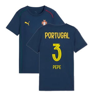 2025-2026 Portugal Casuals Tee (Persian Blue) - Kids (Pepe 3)