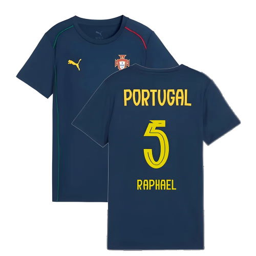 2025-2026 Portugal Casuals Tee (Persian Blue) - Kids (Raphael 5)