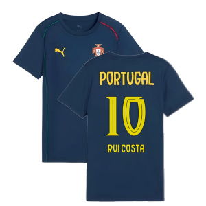 2025-2026 Portugal Casuals Tee (Persian Blue) - Kids (Rui Costa 10)