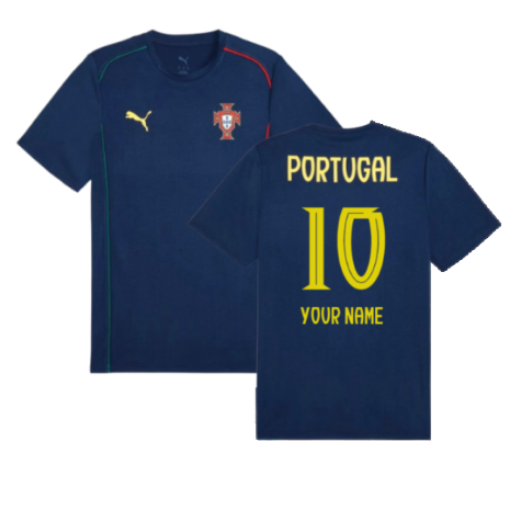 2025-2026 Portugal Casuals Tee (Persian Blue) (Your Name)