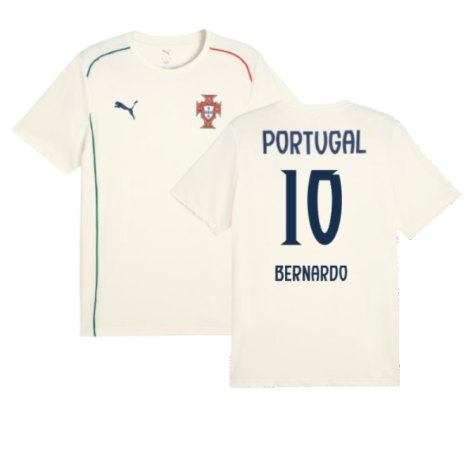 2025-2026 Portugal Casuals Tee (Sugared Almond) (Bernardo 10)