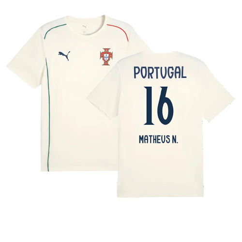2025-2026 Portugal Casuals Tee (Sugared Almond) (Matheus N. 16)