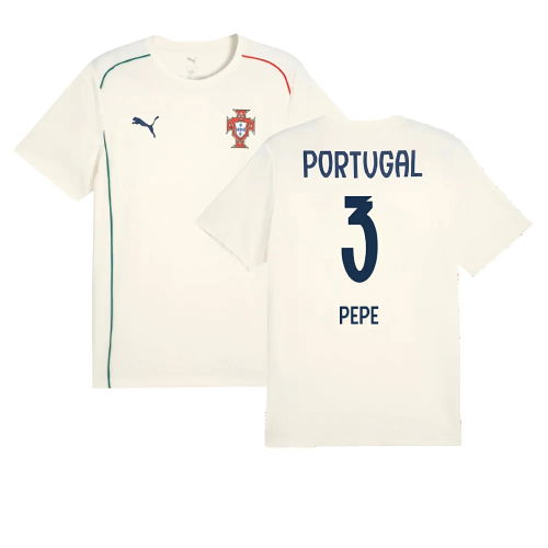 2025-2026 Portugal Casuals Tee (Sugared Almond) (Pepe 3)