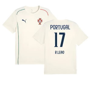 2025-2026 Portugal Casuals Tee (Sugared Almond) (R.Leao 17)