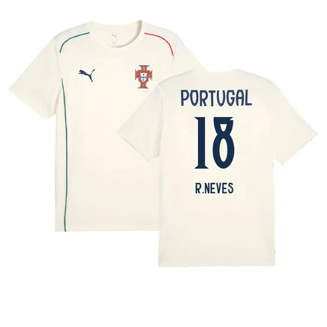 2025-2026 Portugal Casuals Tee (Sugared Almond) (R.Neves 18)