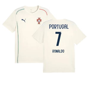 2025-2026 Portugal Casuals Tee (Sugared Almond) (Ronaldo 7)