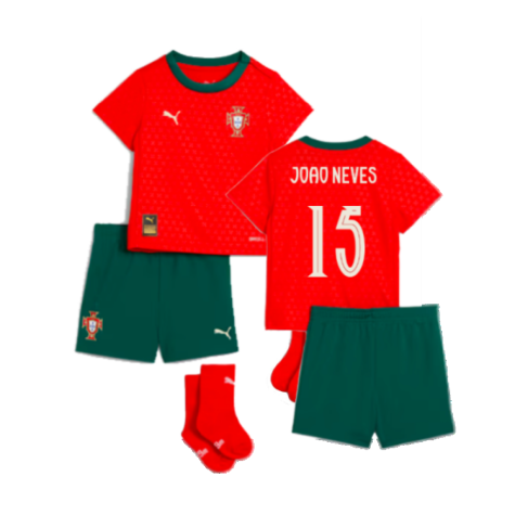 2025-2026 Portugal Home Baby Kit (Joao Neves 15)