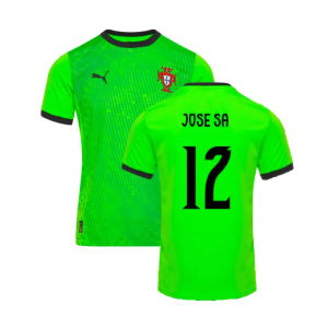 2025-2026 Portugal Home Goalkeeper Shirt (Green) (Jose Sa 12)