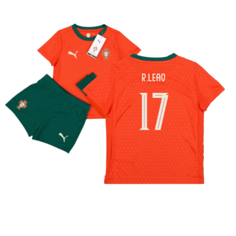 2025-2026 Portugal Home Mini Kit (R.Leao 17)