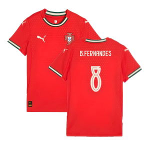 2025-2026 Portugal Home Shirt (Ladies) (B.Fernandes 8)