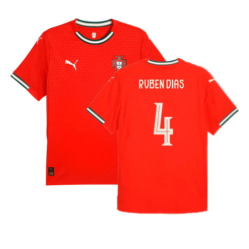 2025-2026 Portugal Home Shirt (Ruben Dias 4)