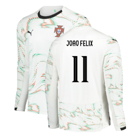 2025-2026 Portugal Long Sleeve Away Shirt (Joao Felix 11)