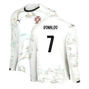 2025-2026 Portugal Long Sleeve Away Shirt (Ronaldo 7)