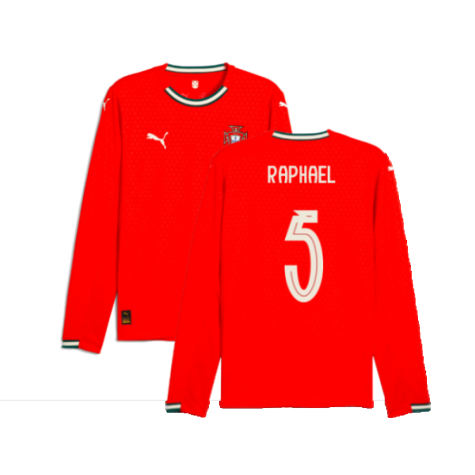 2025-2026 Portugal Long Sleeve Home Shirt (Raphael 5)