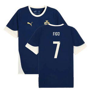2025-2026 Portugal Training Jersey (Persian Blue) (Figo 7)