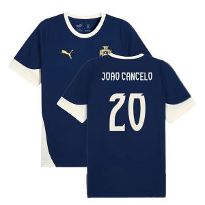 2025-2026 Portugal Training Jersey (Persian Blue) (Joao Cancelo 20)