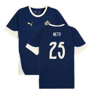 2025-2026 Portugal Training Jersey (Persian Blue) (Neto 25)