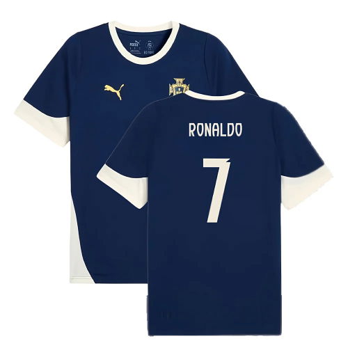 2025-2026 Portugal Training Jersey (Persian Blue) (Ronaldo 7)