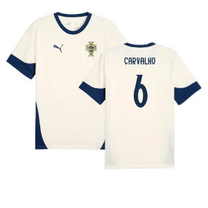 2025-2026 Portugal Training Jersey (Sugared Almond) (Carvalho 6)