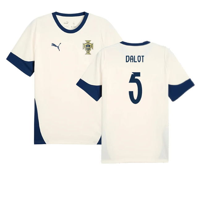 2025-2026 Portugal Training Jersey (Sugared Almond) (Dalot 5)